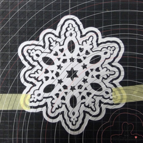Deko Stern mit Rahmen Plotterdatei SVG DXF 