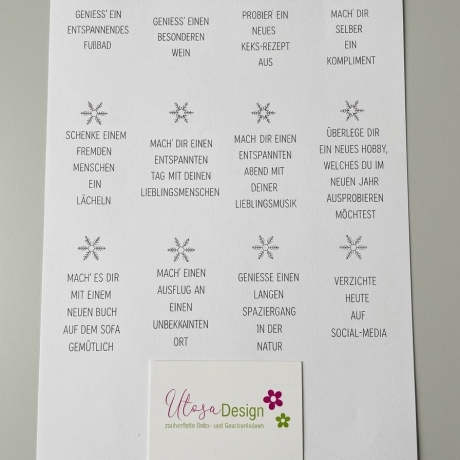 Der kleine Adventskalender * Advent * Geschenk