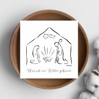 Klappkarte Jesu Geburt (Digitaler Download)