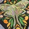 Handmade Jeansweste Gr.M Upcycling Fairy Festival Rave Psy Look 