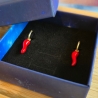 Handgemachte Chili Ohrringe – farbenfroher Sommer Schmuck
