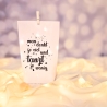 Lichtertüte, Lichterbeutel mit Spruch, Mitbringsel,Geschenk Idee