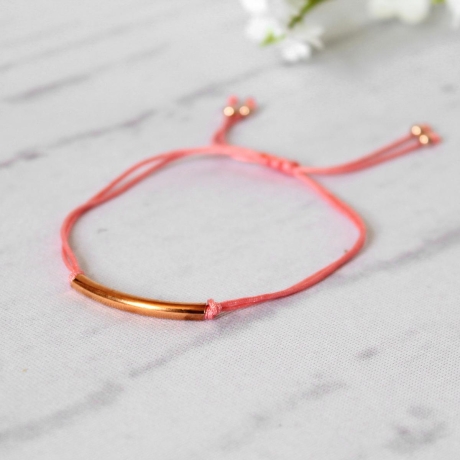 Tube • Armband rosegold | Farbauswahl | Armschmuck | Geschenk