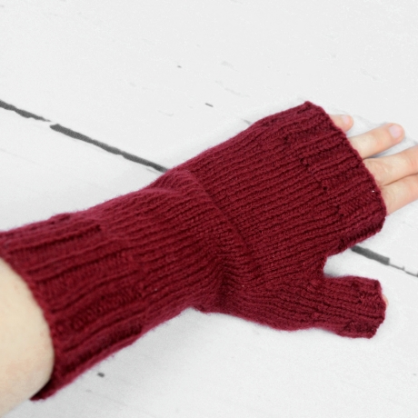 Gestrickte Armstulpen mit Daumenloch | Herbst | Winter