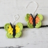 Schmetterlinge zum Aufhängen ~ 2er Set | gehäkelt | Frühling