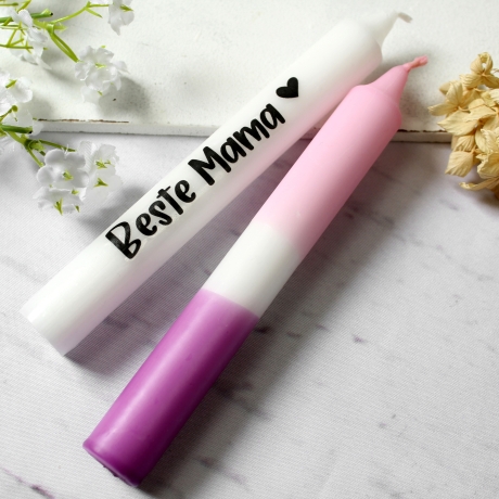 Geschenkset zum Muttertag ~ Kerzen | Holzbox