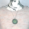 Boho Sonne • Halskette silber | Blumenschmuck | Vintage