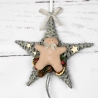 Stern mit Lebkuchenmann ~ Türschmuck | Weihnachtsdekoration