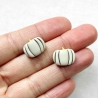 Kürbis • Ohrstecker Polymer Clay | Ohrschmuck | Herbst