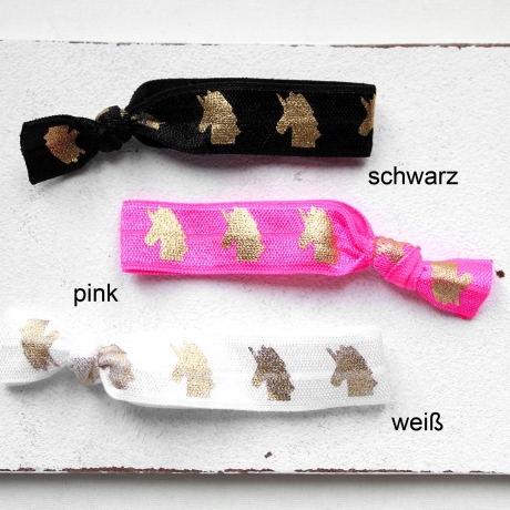 Einhorn • Armband | Hairtie | Haargummi | Elastisch