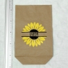 personalisierte Geschenktüte mit Sonnenblume ~ Papiertüten