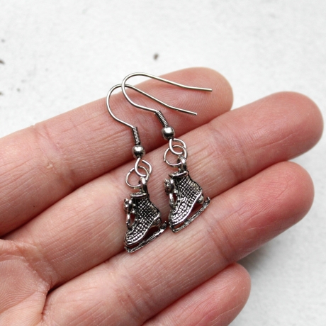 Ohrringe Schlittschuhe • Ohrhänger | Ohrschmuck | Weihnachten