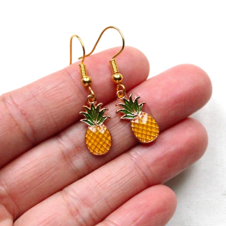 Ananas • Ohrhänger | Ohrschmuck | Ohrringe