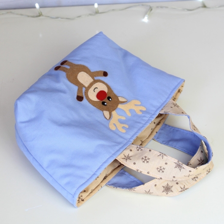 Rentier ~ Kindertasche | Wendetasche | Weihnachten | Tasche