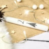 Adventskerzen 4er Set mit Beschriftung in Holzbox ~ Advent
