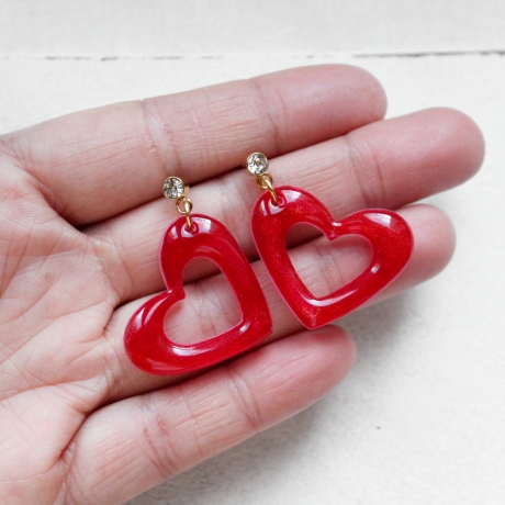 My Love • Ohrringe Polymer Clay | Ohrschmuck | Valentinstag