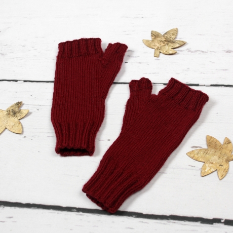 Gestrickte Armstulpen mit Daumenloch | Herbst | Winter