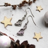 Ohrringe Schlittschuhe • Ohrhänger | Ohrschmuck | Weihnachten