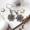 Ohrringe Schneeflocken • Ohrhänger | Ohrschmuck | Weihnachten