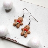 Weihnachtliche Ohrringe Lebkuchenmann • Ohrhänger | Ohrschmuck