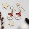 Ohrringe Weihnachtsmann • Ohrhänger | Ohrschmuck | Weihnachten