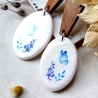 Ohrringe mit Schmetterling aus Polymer Clay • Ohrschmuck