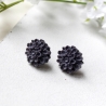 Dark Flower • Ohrstecker | Ohrschmuck | Ohrringe | Blumen