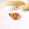 Ring mit Cabochon aus Polymer Clay | Fingerring | Steinoptik