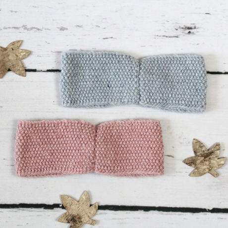 Gestricktes Stirnband mit Twist ~ Herbst | Winter