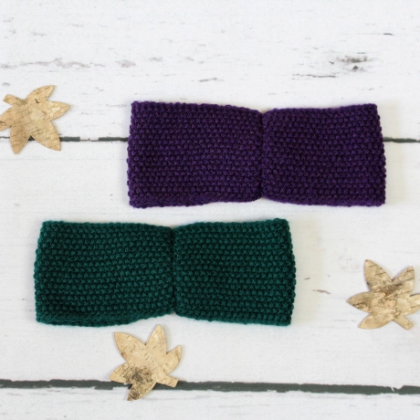 Gestricktes Stirnband mit Twist ~ Herbst | Winter