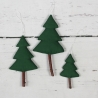 3er Set Tannenbäume zum Aufhängen ~ Weihnachtsdekoration | Deko