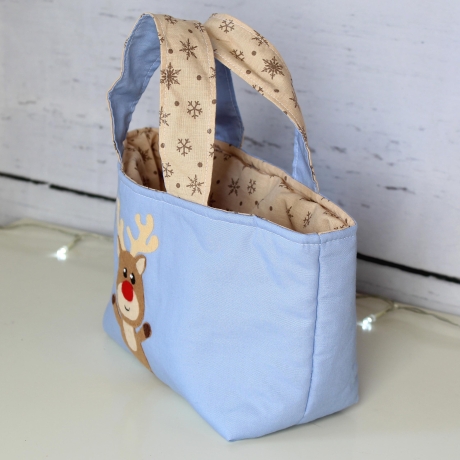 Rentier ~ Kindertasche | Wendetasche | Weihnachten | Tasche