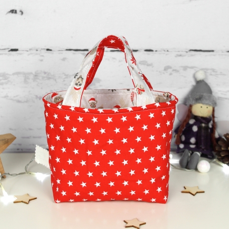 Weihnachtstiere ~ Kindertasche | Wendetasche | Weihnachten