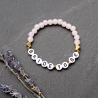 Bride to be • Armband Glasperlen | Schmuck gold | Geschenkidee