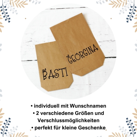 personalisierte Geschenktüten Ostern ~ Geschenkverpackung