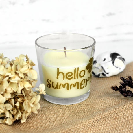 Kerze im Glas ~ Duftkerze | Summertime | Deko | Sommer