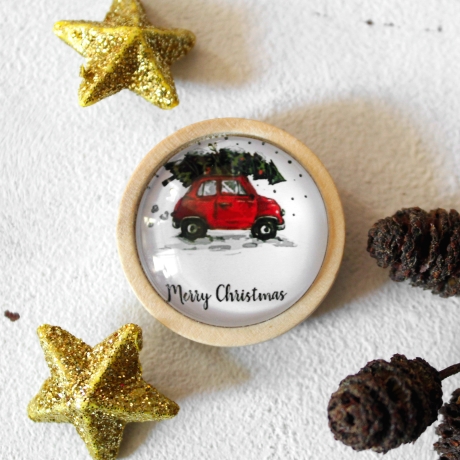 Driving Home For Christmas • Magnet | Weihnachten