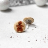 Holzohrstecker Lebkuchenmädchen • Ohrringe | Weihnachten