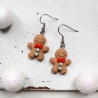 Weihnachtliche Ohrringe Lebkuchenmann • Ohrhänger | Ohrschmuck