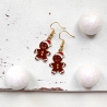 Weihnachtliche Ohrringe Lebkuchenmann • Ohrhänger | Ohrschmuck