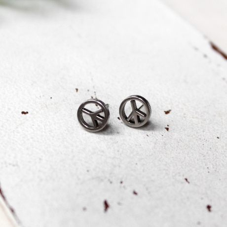 Peace • Ohrstecker Edelstahl | Ohrschmuck | Ohrringe | Hippie