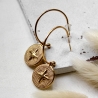 Stern des Orients • Creolen | Ohrschmuck | Ohrringe