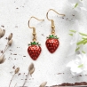 Ohrringe Erdbeeren • Ohrschmuck | Ohrhänger | Frucht | Obst