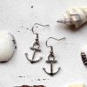 Ohrringe Anker • Ohrhänger | Ohrschmuck | maritim | Sommer