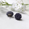 Dark Flower • Ohrstecker | Ohrschmuck | Ohrringe | Blumen