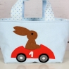 Hase im Auto ~ Osterkörbchen | Ostertasche | Ostern | Tasche