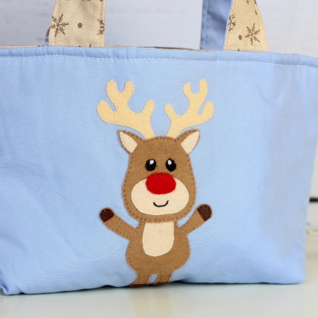 Rentier ~ Kindertasche | Wendetasche | Weihnachten | Tasche