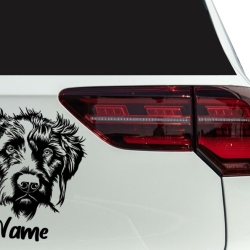 Aufkleber Hund Deutsch Drahthaar