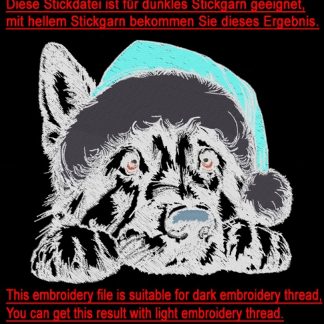 NEU Stickdatei deutscher Schäferhund Lancelot 