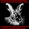 NEU Stickdatei Hase Gunther Lunachild